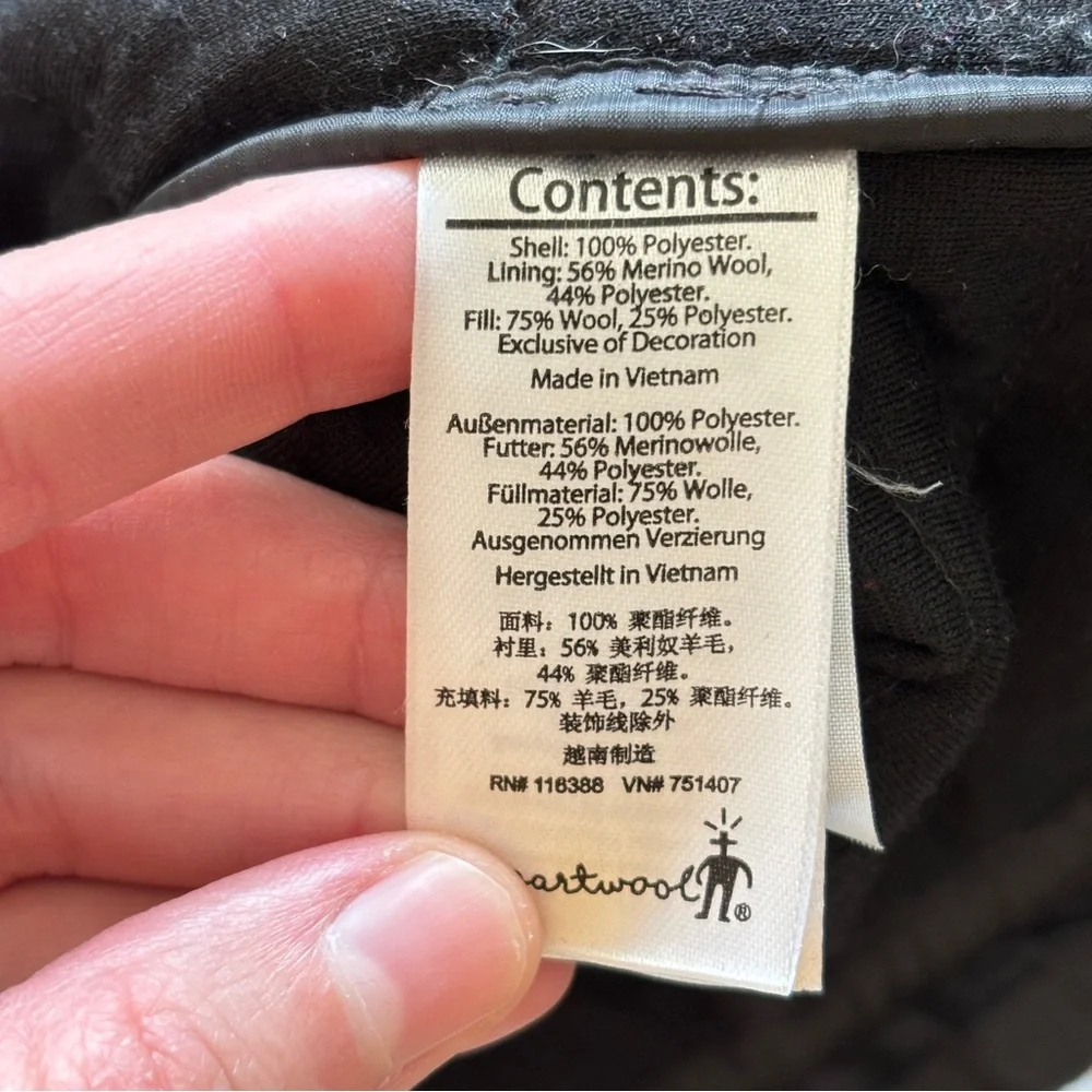 Smartwool black Quilted Mini Skirt‎ medium